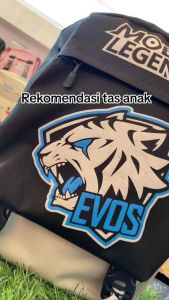 Ransel Evos mobile legend free jam tangan tas sekolah anak TK SD