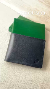 100% KULIT SAPI Dompet kulit pria dompet kulit 3 dimensi dompet lipat dua dompet kartu kulit sapi dompet koin terbaru
