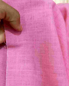 Bahan Kain Linen Slub Warna Pink Harga 05m