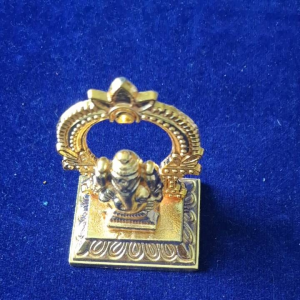 German Silver Ganesh Idol | Traditional Lord Ganesha Statue for Pooja Festivals & Home Décor