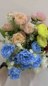 Bunga mawar buket artificial palsu imitasi dekorasi