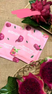BIOAQUA Dragon Fruit Nourishing & Antioxidant Essence Mask (Masker Buah Naga)