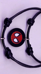 Gelang Couple Akrilik Spiderman (Free Box)