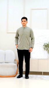 Kemeja Polos Lengan Panjang formal Bahan Cotton Best Quality