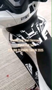 Paket Karpet KM272 Motor PCX 160 2025 ROADSYNC ABS CBS Karpet Tankpad & Upper Bahan Full Karet 100%