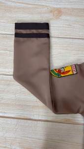 BAJU SIAGA PANJANG/ BAJU PLAT COKLAT SD TANGAN PANJANG FULL KANCING