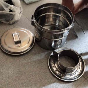 DANDANG BAKSO STAINLES 22cm SEKAT+CENTONG CAPIT MURAH