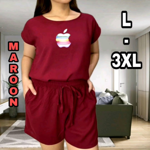 PLUS SIZE TERNO SHORT WITH HIGH QUALITY PRODUCT FIT XL-3XL  COTTON SPANDEX