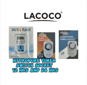 Hydropure Timer Switch Socket Ebike 12 hrs 24 hrs Mechanical Countdown