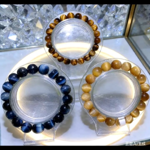 Crystal bracelet honey yellow blue red tiger eye beads fashion accessories jewellery bracelets anklets