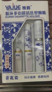 PIPE HOLDER YAJUE YJ818 PIPA FILTER SARINGAN ASAP PERMANEN MOTIF NAGA UKURAN 8MM STANDAR