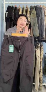 IX12กางเกงยุทธวิธี ผ้าโพลี้อสเตอร์ แห้งไว ยืดหยุ่น นิ่ม ใส่สบาย ระบายอากาศ เป้าเสริมสามเหลี่ยม กันละอองน้ำ  ใส่ตั้งแคมป์ เดินป่า ฝึกภาคสนาม