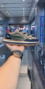 Giày Thể Thao Nam C965 Phối Nhiều Màu Đế Bánh Mỳ Kiểu Dáng Thời Trang Tăng Chiều Cao