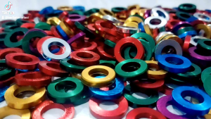 Ring boston m8 drat 12 ring warna variasi ring warna bahan alumunium