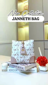JIMS HONEY JANNETH BAG TAS SELEMPANG WANITA ELEGAN FREE DUA TALI