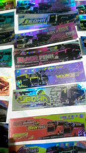 Stiker Unik untuk Kendaraan: Stiker Bus Jedha Darth Vader & Palnet Bus Tunggal Jaya