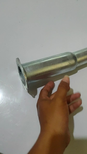 Leher knalpot Supra x 125: Leheran Supra x125 standar ori tebel dan presisi