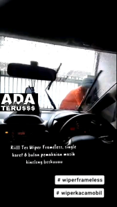 Wiper Blade Frameless Mobil Suzuki Katana Sepasang 2 Pcs 14" & 14"  Pembersih Kaca Depan Aksesoris Mobil AdaterusGarage [Bayar Ditempat]