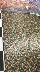 TIKAR LIPAT MICROSATIN UKURAN 200cm X 150cm / KARPET MOTIP TIKAR PIKNIK TIKAR AJAIB TIKAR SERBAGUNA TIKAR CAMPING