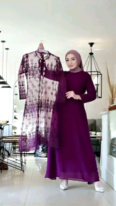 Gamis Yasmin Outher Couple Ibu dan Anak / Gamis Modern Couple / Gamis Outhet Couple / Gamis Brokat Malika Original / Gamis Kekinian / Gamis Couple / Gamis Anak / Gamis Dewasa / Gamis Premium