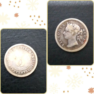 100% Authentic 1891 Straits Settlement 5 Cents very tare old coin good condition collectable only 1 Available  *Catalogue #0201 *Actual Pictures Taken No Stock Photos  *Free Shipping with tracking number   Features  Period: Queen Victoria (1845 - 1901)