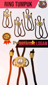 ring kacu kalep tumpuk logam terbaru bisa custom logo smp sma penggalang penegak