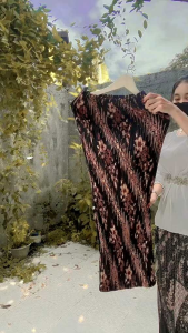 rok plisket instan / rok  plisket batik bawahan kebaya / rok batik modern (real pict)