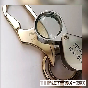 กล้องส่องพระ 2 เลนซ์ กล้องขยายวัตถุ ( TRIPLET 10X - 18 mm ) + 5 ประเภท FIVE ELEMENTS 20X - 12 mm กระชะสัญญาณ
