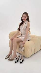 รองเท้าส้นสูง Diamond Elegance🧚🏻‍♀️ ดีไซน์ความลงตัว หรูหรา ใส่ได้ทุกโอกาส แมทง่ายหลายสไตล์มาก✨