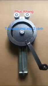 Tay quay mái bạt xếp - Mái trượt ( puly 2 rảnh)