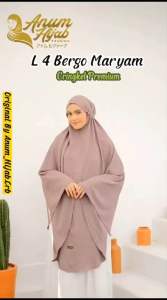(ANUM) Bergo Instan Tali Matt Cringkel Airflow Premium // L4 //