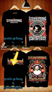kaos syekhermania keren terbaru viral baju santri