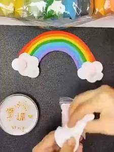 12 color super light clay no stickiness with three tools set tanah liat mainan kanak-kanak toys