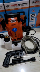 steam Listrik Cuci Mobil Motor LAKONI LAGUNA 110x  Foam Lance Cleaner  Listrik