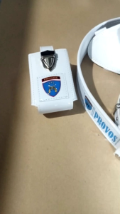 sabuk kopel provost polri terbaru logo embos