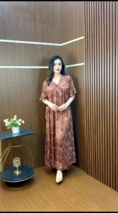 Daster Kekinian & Kimono Panjang Motif Bunga