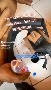 Karet Tambal Ban Tebal 4mm Berat 1kg/kanisir/kompon Tambal Ban