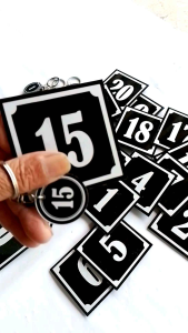 Nomor Pintu  & Gantungan Kunci Kamar kos Loker Penginapan Ganci Akrilik Warna-Warni Aksesoris Ganti Penanda Kamar - Lazada