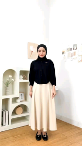 KEMEJA CROP RAYON TWILL / KEMEJA RAYON CROP / KEMEJA CROP