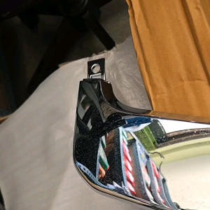 MITSUBISHI คิ้ว คิ้วขอบกันชนหน้าตัวบน 1 ชิ้น ข้างหน้าขวาRH A150 แท้ศูนย์มิตซู100% ปี 2015-ON ชุบ รุ่นปาเจโร่ สปอร์ต PAJERO SPORT KR1W 4N15 MOULDINGFR BUMPER UPPER RH # ถ่ายจากของจริง##