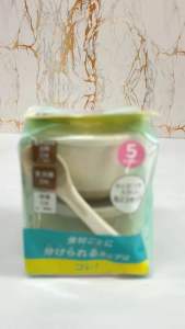 Richell T.L.I Weaning Cup Set ชุดชามป้อนอาหารเด็ก พร้อมช้อนปลายนิ่ม