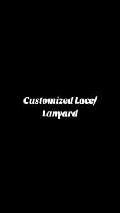 Customized Id Lace Lanyard 3/4 inches For School & Office Adult Size