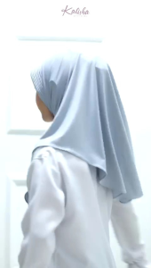 Paket Super Hemat Hijab Bergo Anak Alika Kerudung Instan Anak Sekolah by Kalisha