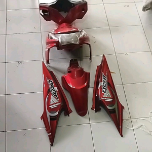 bodi full set beat karbu merah marun bekas