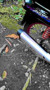 knalpot standar racing supra 125fi pnp di semua motor bebek