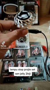 Paket Combo Lampu Stop Rem Projie Plus Sen Jelly Sepasang Universal
