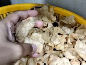 Keropok ikan tamban (extra fish!)