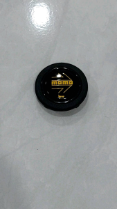 Horn Button Import Premium Tombol Klakson Arrow List Kuning Tulisan Momo