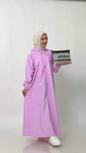GAMIS JAS HUJAN WANITA SYARI BAHAN TEBAL ELASTIS ANTI REMBES