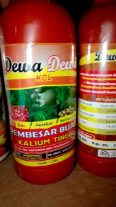 PUPUK KCL CAIR DEWA DEWI Pembesar Buah Kalium Tinggi 1 Liter